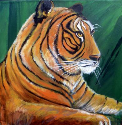 Portrt af tiger
