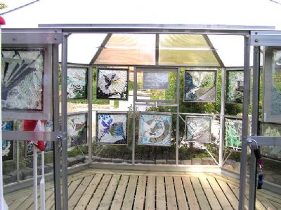 Glaspatch Glaspavillon