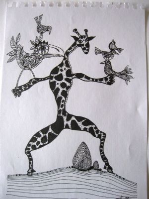 Giraffens dans
