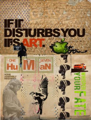 If it disturbs you it´s art
