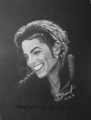 Portrait of Michael Jackson