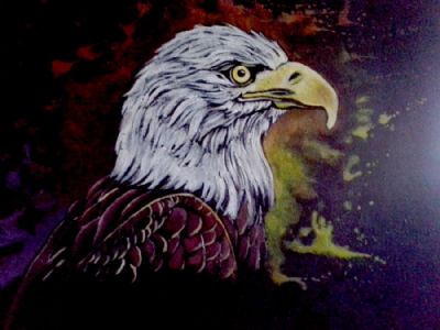 The purple eagle