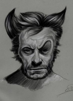 Wolverine caricature