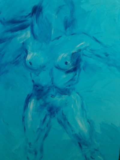 Woman in Blue