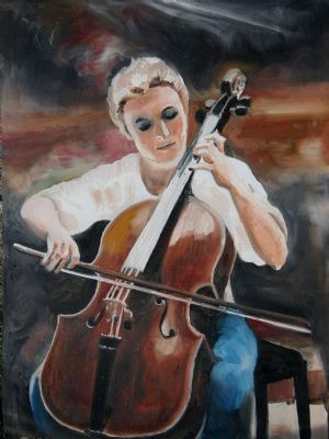 Cellist i koncert