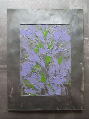 Abstrakt  	Blomster/Have  i  slv