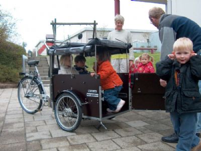 Ladcykel til 4 brn,med dr og EL-motor 