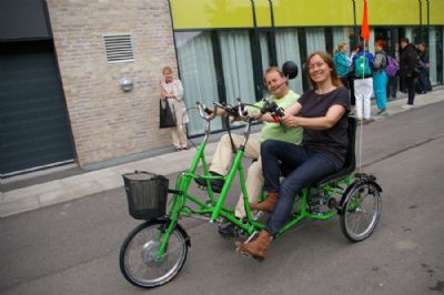 Parallelcykel til 2 personer