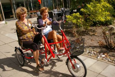 Parallelcykel til 2 personer