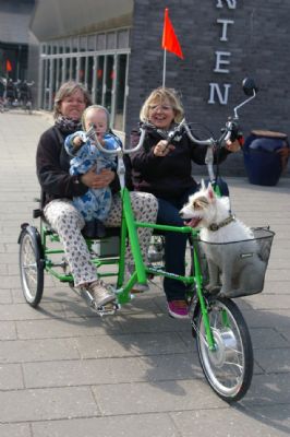 Parallelcykel til 2 personer med EL