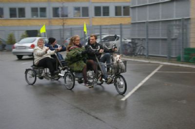 Parallelcykel til 4 personer