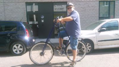 Mr.Pedersen cykel til Jan.