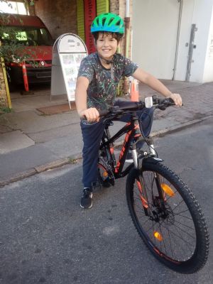 Villads p sin nye MTB cykel