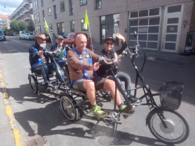 Parallelcykel til 4 personer