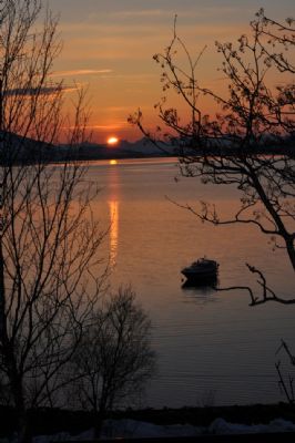 Sunset in Efjorden (Norway)