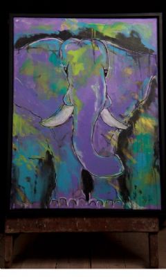 vild elefant