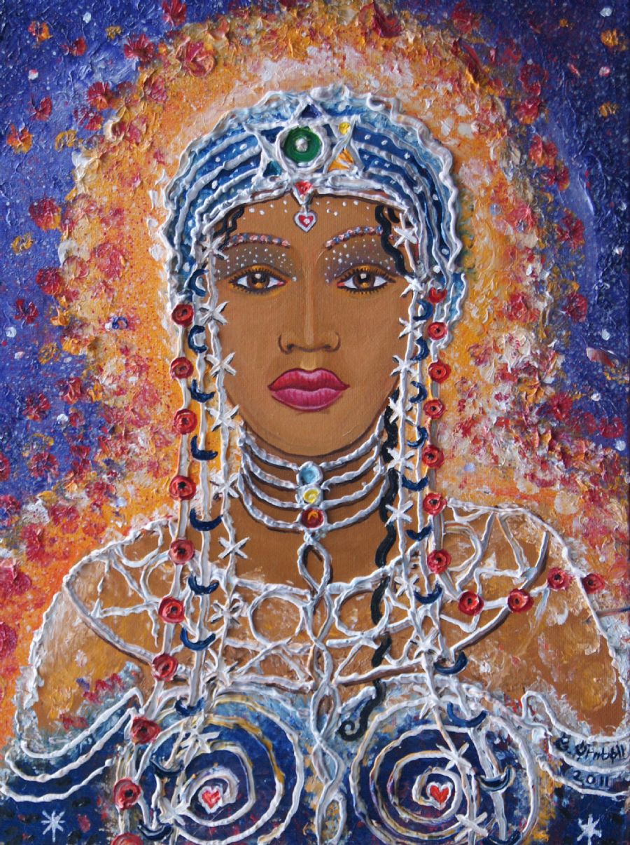 Maleriet Dronningen af Saba i galleriet på MyArtSpace.dk