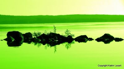 The green reflection