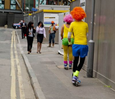 Behind Tate, London