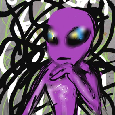 Thinking alien