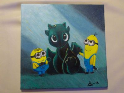 Dragonbaby and minions