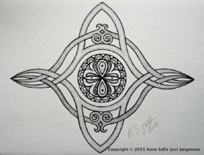 Nordisk/maori inspireret sketch