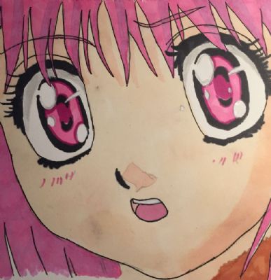 Manga Girl Pink
