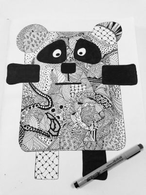 Doodle panda